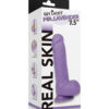 Get Lucky Real Skin Mr Lavender Dildo 7.5in w/Balls Purple