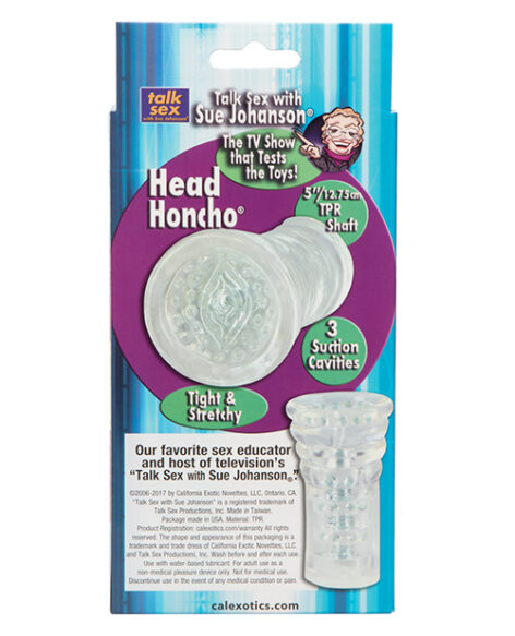 Head Honcho Stroker Sue Johanson Clear, CalExotics