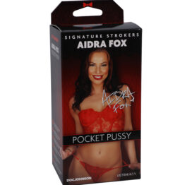 Aidra Fox Pocket Pussy Stroker Caramel, Doc Johnson