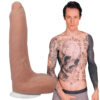 Owen Gray Dildo UltraSkyn 9in w/Balls Vanilla, Doc Johnson