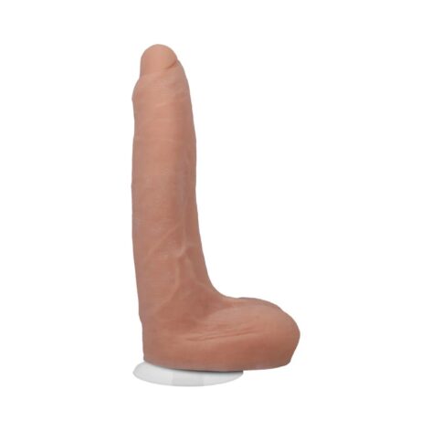Owen Gray Dildo UltraSkyn 9in w/Balls Vanilla, Doc Johnson