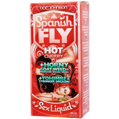 Spanish Fly Sex Liquid Hot Cherry 1oz, Doc Johnson