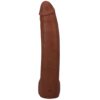 Alex Jones Dildo 11in UltraSkyn w/Balls Caramel, Doc Johnson
