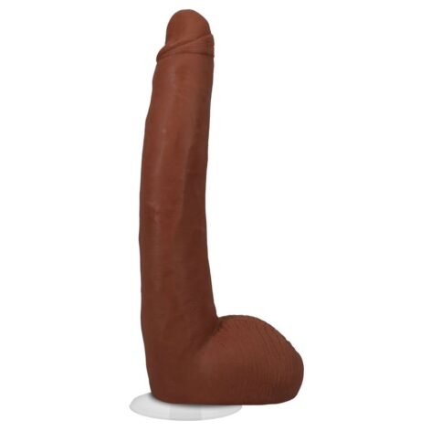 Alex Jones Dildo 11in UltraSkyn w/Balls Caramel, Doc Johnson