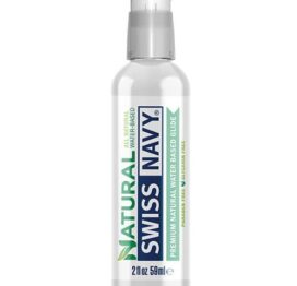 Swiss Navy Natural Water Based Lubricant 2oz (59ml)