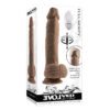 Full Monty Dildo 9" Thrusting Twirling w/Balls Dark, Evolved