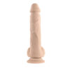 Full Monty Dildo 9in Thrusting Twirling w/Balls Beige