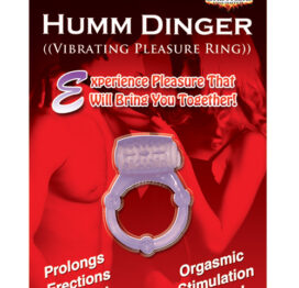 Humm Dinger Vibrating Pleasure Ring Purple, Hott Products