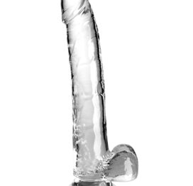 King Cock 11in Dildo w/Balls Clear, Pipedream King Cock 11in Dildo w/Balls Clear, Pipedream