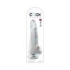 King Cock Clear 10in Dildo w/Balls, Pipedream