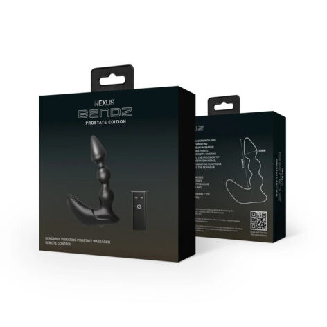 Nexus Bendz Prostate Edition Bendable Vibrating Black