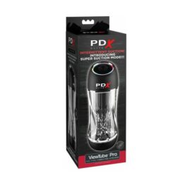 PDX Elite ViewTube Pro Suction See-Thru Stroker, Pipedream