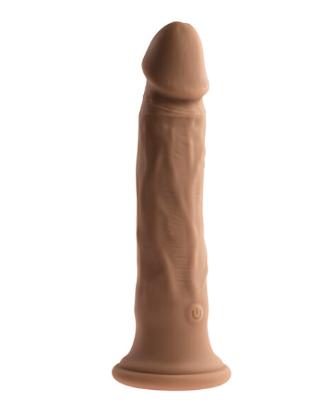 Twirl Jam Dildo 9.25in Twirling w/Suction Cup Dark Brown