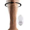 Twirl Jam Dildo 9.25in Twirling w/Suction Cup Dark Brown