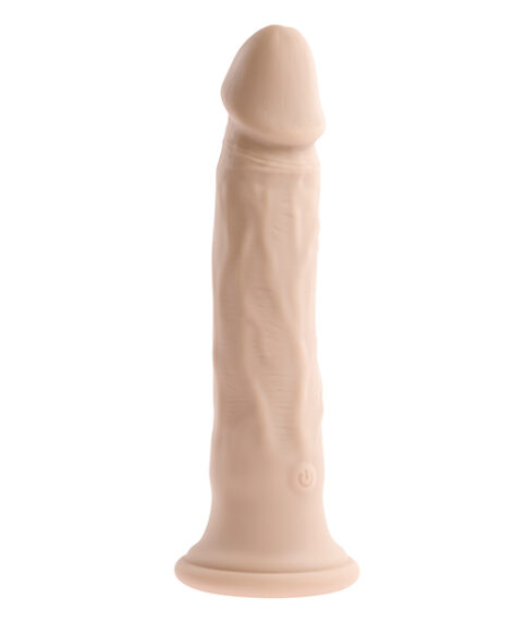 Twirl Jam Dildo 9.25in Twirling w/Suction Cup Light Beige