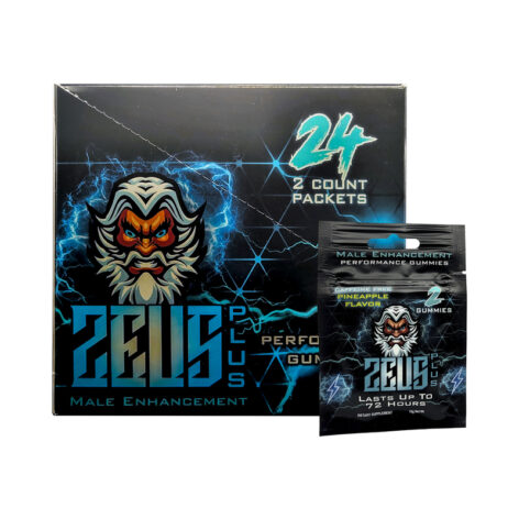 Zeus Plus Male Enhancement Gummies Pineapple 48 Pills