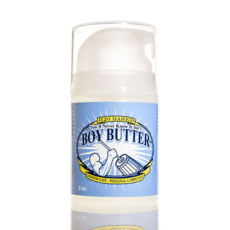 Boy Butter H2O Water Based Lubricant 2oz (60ml) Pump