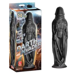 Darth Invader Dildo 14in w/Suction Cup Black, Icon Brands