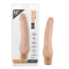 Dr. Skin 8.5in Cock Vibe 7 Dildo Beige, Blush