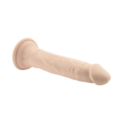 In Thrust We Trust Dildo 9.5in Thrusting w/Suction Cup Beige