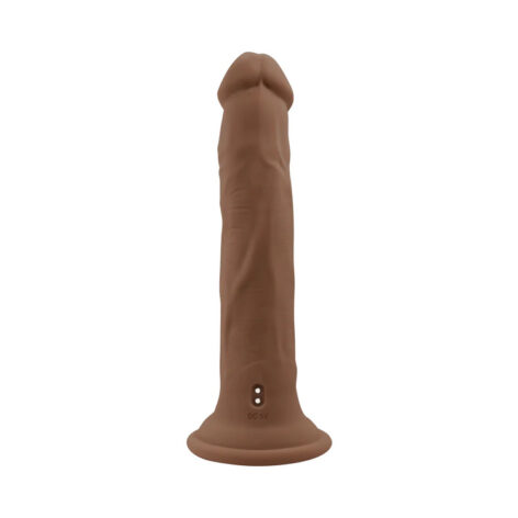 In Thrust We Trust Dildo 9.5in Thrusting w/Suction Cup Brown