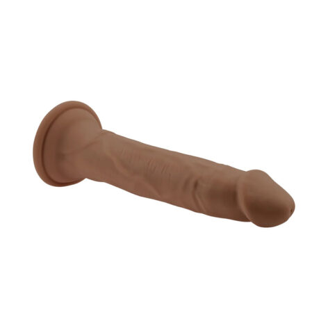 In Thrust We Trust Dildo 9.5in Thrusting w/Suction Cup Brown