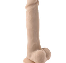 Selopa Dildo 6.5in Natural Feel w/Balls Beige, Evolved