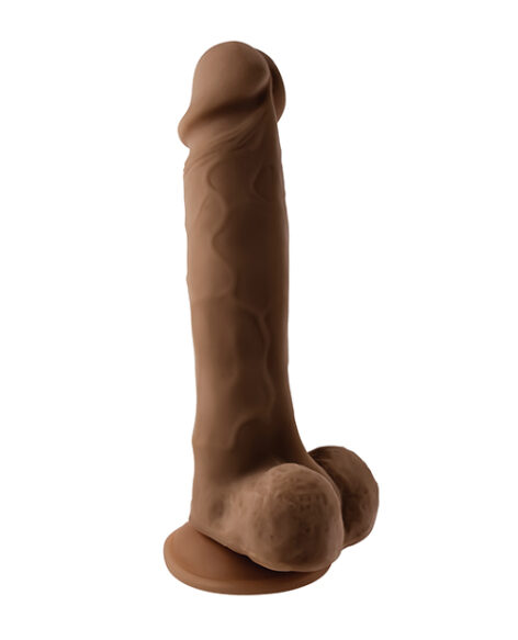 Selopa Dildo 6.5in Natural Feel w/Balls Brown, Evolved