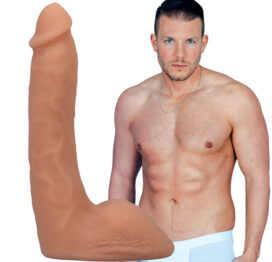 Codey Steele Dildo 8in UltraSkyn w/Balls Vanilla, Doc Johnson Codey Steele Dildo 8in UltraSkyn w/Balls Vanilla, Doc Johnson