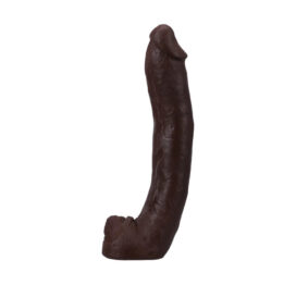Dredd Dildo 13.5in UltraSkyn w/Balls Black, Doc Johnson
