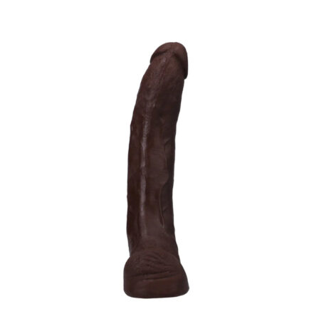 Dredd Dildo 13.5in UltraSkyn w/Balls Black, Doc Johnson