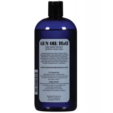 Gun Oil H2O Water Based Personal Lubricant 32oz (960ml)