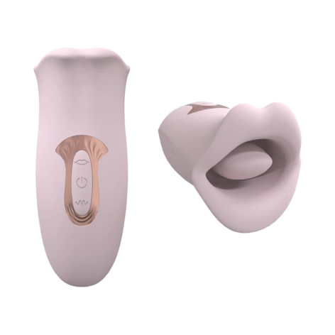 LoveLine Kiss Suction and Vibe Mouth Pink Silicone, Shots