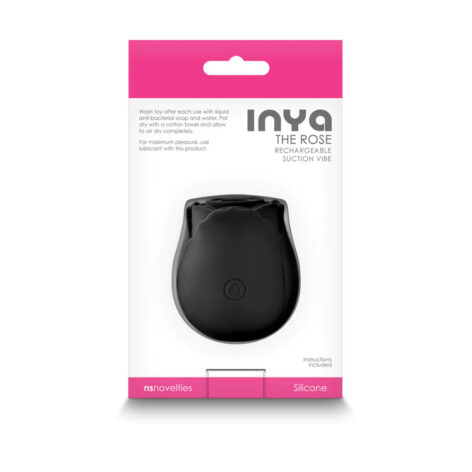 The Rose Suction Vibe Black Rechargeable, INYA