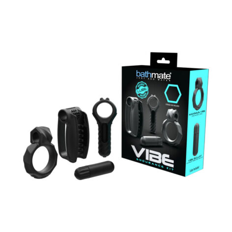 Bathmate Vibe Endurance Kit Black Silicone