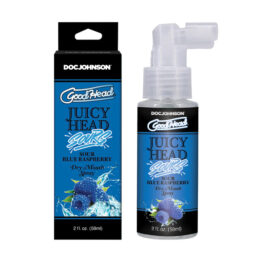 GoodHead Juicy Head Dry Mouth Spray 2oz Sour Blue Raspberry