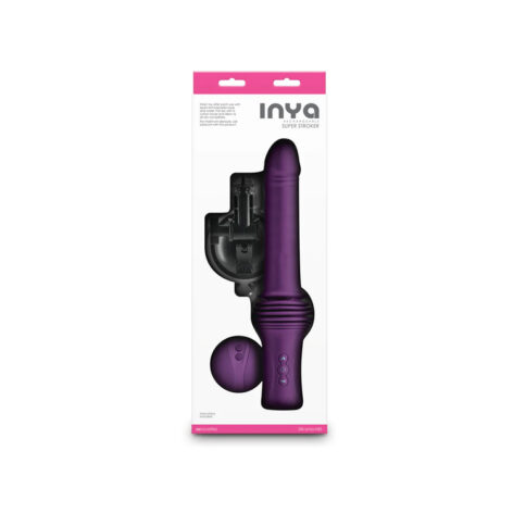 INYA Super Stroker Thrusting Vibrator Purple, NS Novelties