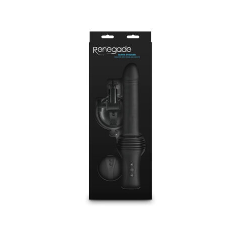 Renegade Super Stroker Thrusting Vibrator Black, NS Novelties