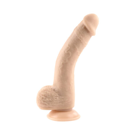 Selopa 7" Natural Feel Flexskin Dildo w/Balls Beige, Evolved