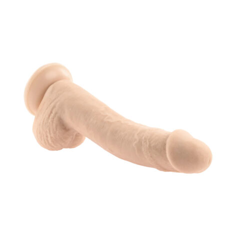 Selopa 7" Natural Feel Flexskin Dildo w/Balls Beige, Evolved