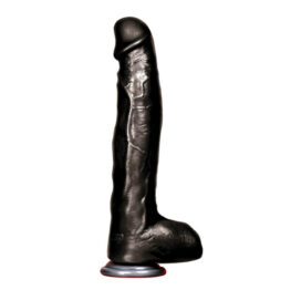 BBC Big Black Cock Ice Pick Dildo 13in w/Balls, Icon Brands