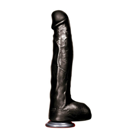 BBC Big Black Cock Ice Pick Dildo 13in w/Balls, Icon Brands