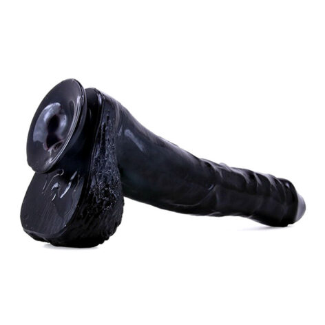 BBC Big Black Cock Ice Pick Dildo 13in w/Balls, Icon Brands