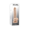 Selopa 6in Dildo w/Balls Beige, Evolved