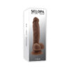 Selopa 6in Dildo w/Balls Brown, Evolved