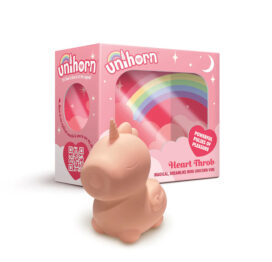 Unihorn Heart Throb Mini Unicorn Pulsing Vibrator Pink