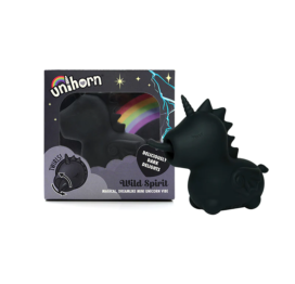 Unihorn Wild Spirit Mini Unicorn Twirling Tongue Vibe Black