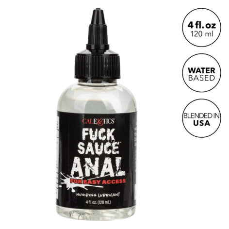 Fuck Sauce Anal Numbing Lube Water Based 4oz, CalExotics