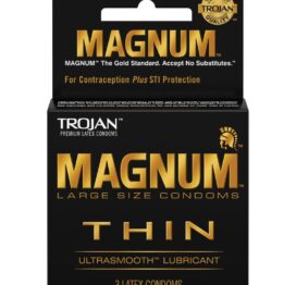 Trojan Magnum Thin Large Size Condoms 3 Pack