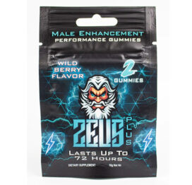 Zeus Plus Gummies Male Enhancement Wild Berry 2 Pack